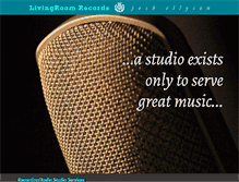 Tablet Screenshot of livingroomrecords.net